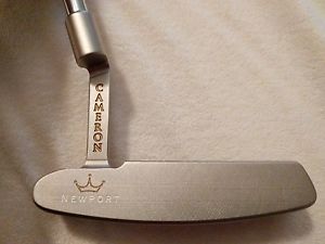 Scotty Cameron 1999 Newport Pro Platinum Left Handed Putter.  COA and Cover. image 1