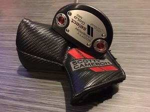 WOW SCOTTY CAMERON GOLO SELECT BLACK MID RH PUTTER +AUTHENTIC TITLEIST HEADCOVER image 1