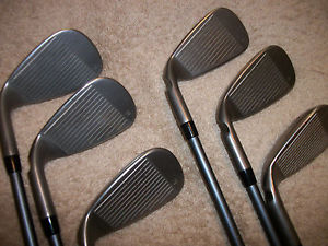 PING GMAX SENIOR IRONS 7-PW+UW+SW BLUE DOT RH GRAPHITE EXCELLENT image 1