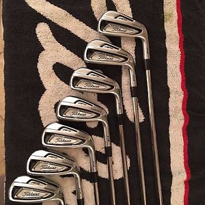 Titleist 714 AP-2 iron set. 5-GW. Tour Issue S400 AMT. Very Nice!!! image 1