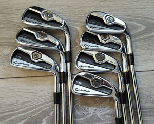 RH TaylorMade TP CB Forged Dynamic Gold XP 300 Stiff Flex Irons 4-PW image 1