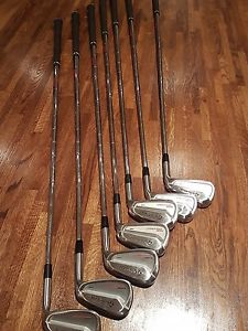 TaylorMade Tour Preferred MC Steel Irons 4-PW /  Regular KBS Tour shafts image 1