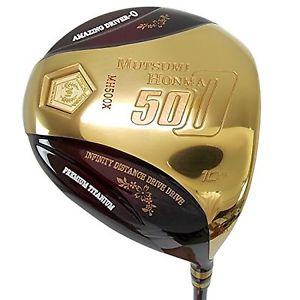 MUTSUMI HONMA MH500X Titanium Driver 10.5(SR) HighRebound Non-certified L 500cc image 1
