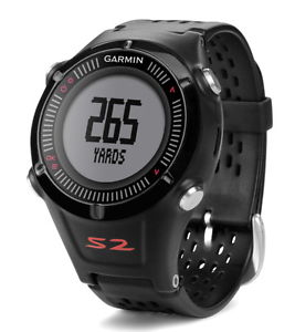 New Garmin Approach S2 GPS Golf Watch with Worldwide Courses Black image 1