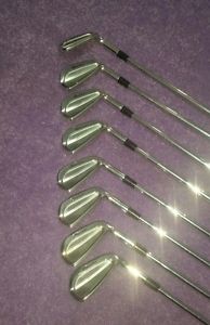X8 MIZUNO MP-62 GRAIN FLOE FORGED IRONS RIFLE PROJECT X 5.5 S image 1