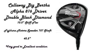 CALLAWAY BIG BERTHA ALPHA 816 10.5*Double BD-Fujikura Speeder Motore 757 -VGC image 1