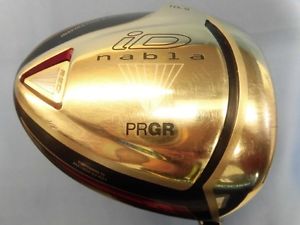 Used[B-] Golf PRGR iD nabla RED Driver Original carbon M-40 Men 1W P2X image 1