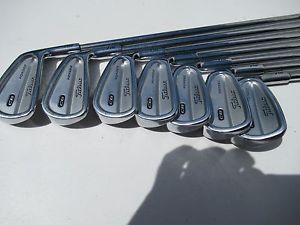 Titleist CB710 irons 4 to p. Wedge golf regular shafts image 1