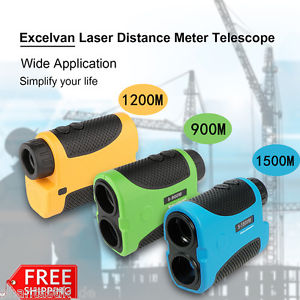 900M/1200M/1500M Laser Distance Meter Rangefinder Telescope W/ Angle Measure UK image 1