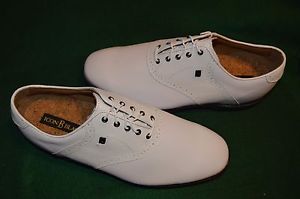 L@@K NEW FootJoy Men's Icon Black Golf Shoes 52004 - White/Lizard Size 12 WIDE image 1