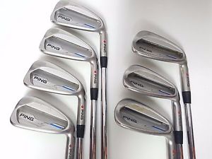 PING i SERIES IRONS - RH - 4/PW - PING AWT 2.0 REG FLEX - RED DOT image 1