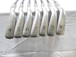 Used Ping G Yellow Dot Iron set 4-PW Steel Project X 6.0 Irons image 1