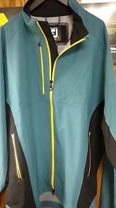 NEW FOOTJOY DRY JOY TOUR XP LS FULL ZIP RAIN JACKET GREEN LARGE image 1