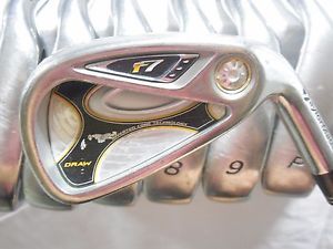 Used RH TaylorMade r7 Draw 4-PW Iron Set TaylorMade Graphite Shaft Senior Flex image 1