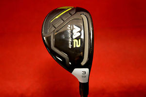 TAYLOR MADE 2017 M2 HYBRID #3 19*deg REAX 75 GRAPHITE STIFF FLEX image 1