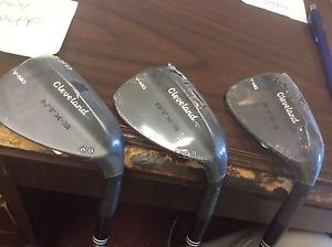 BRAND NEW 2017 RAW Cleveland RTX-3  50* ,  54*  , 58* Wedge Set MINT! image 1
