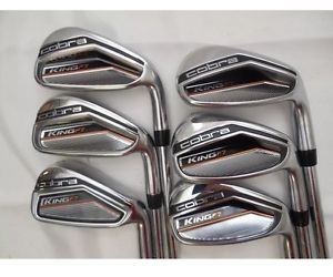 Cobra King F7 5-PW R/H Iron Set True Temper Regular Flex Steel Irons (Mint!) image 1
