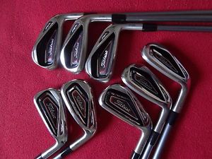 Titleist AP1 716 Irons 4-PW,GW Senior RH Graphite New Midsize Grips Mint Con. image 1