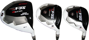 +2" Heater F-35 Offset Slice Stopper 10.5 Driver, 3, 5 Graphite Regular Wood Set image 1
