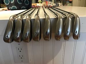 Callaway XR Pro Irons 4-AW Excellent, Rt Handed KBS Stiff image 1