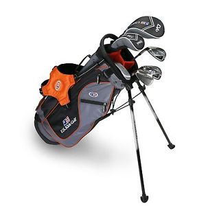Left Hand UL51 6-Club Stand DV2 Bag Set WT-20u, Grey/Orange Bag image 1