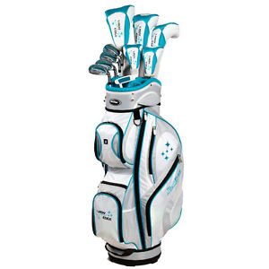 Tour Edge Lady Edge Package PETITE Size Set - WHITE/TEAL image 1