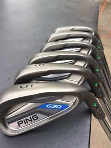 Ping G30 Green Dot Iron Set 5-PW CFS Distance Regular +.75" image 1