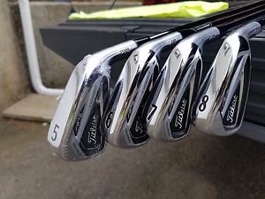 titleist AP2 716 irons + 1/2 inch 2 degrees flat used two rounds image 1
