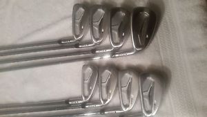 Ping S55 golf club iron set Right hand 3-9-P Black Dot image 1