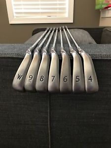 Ping G30 blue dot irons 4-PW stiff CFS distance +1/2" image 1