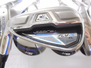Used LH Cobra Fly-Z XL Combo 4H-PW Iron Set Cobra Graphite Lite Flex L-Flex image 1