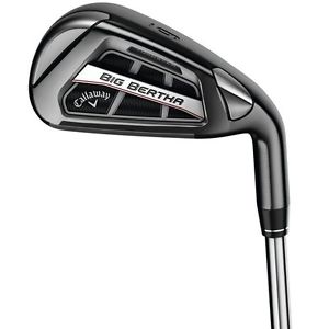 Callaway Big Bertha Os 4-Pw, Sw Iron Set Regular Graphite Very Good +1.00 inch image 1