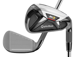 TaylorMade M2 Eisen 2016 (5-PW) - Stahl Schafte, Steif Flex - LINKS Hand - neu image 1