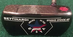 Bettinardi Studio Stock #7 Half Moon 34" W/ Bettinardi Grip Master Leather Grip image 1