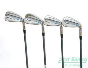Ping 2015 i Iron Set 7-PW Graphite Stiff Right Purple dot 37 in image 1