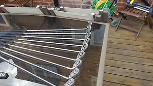 Full Set Of Golf Clubs - Ping G15 Irons blue dot  and Woods in great condition. image 1